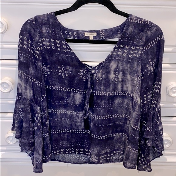 Vici Tops - Vici Ruffle Sleeve Blouse